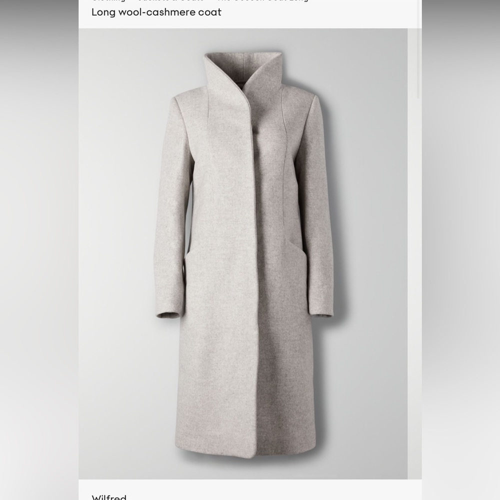 Wilfred Cacoon Coat Long
